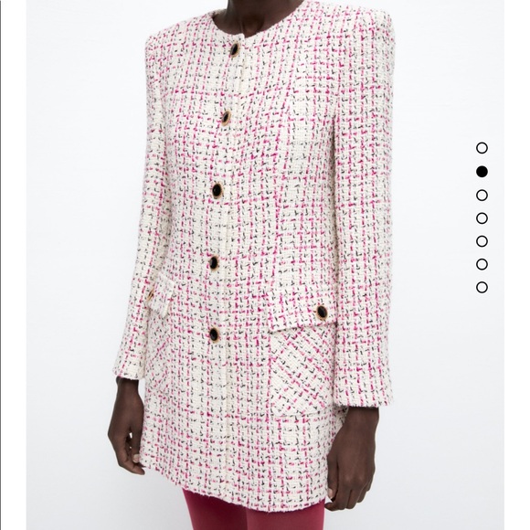 Zara tweed coat bloggers fav - Picture 3 of 15